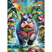 Cherry Pazzi 20272 Happy Hippo 500pc Jigsaw Puzzle