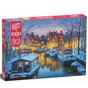 Cherry Pazzi 30264 Amsterdam at Night 1000pc Jigsaw Puzzle
