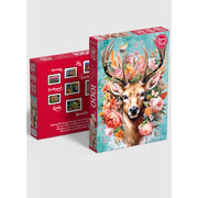 Cherry Pazzi 30752 Flower Deer 1000pc Jigsaw Puzzle