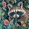 Cherry Pazzi 30851 Raccoon in Flowers 1000pc Jigsaw Puzzle