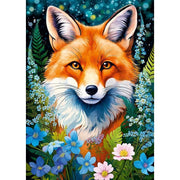 Cherry Pazzi 31148 Red Fox in Flowers 1000pc Jigsaw Puzzle