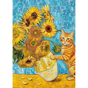 Cherry Pazzi Cat & Art. 1000pc Jigsaw Puzzle