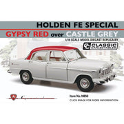 Classic Carlectables 18850 1/18 Holden FE Special Gypsy Red over Castle Grey