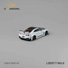 CM Model 64-35GTRR-06 1/64 LB-Silhouette Works GT Nissan 35GT-RR White And Black Carbon