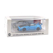 CM Model 64-35RR-07 1/64 Nissan LBWK GT-R R35 Blue