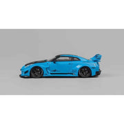 CM Model 64-35RR-07 1/64 Nissan LBWK GT-R R35 Blue