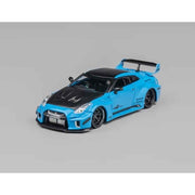 CM Model 64-35RR-07 1/64 Nissan LBWK GT-R R35 Blue