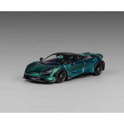 CM Model 64-765LT-19 1/64 Mclaren 765LT Chrome Green Full Carbon