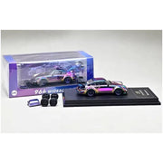 CM Model 64-964-ChromeColour 1/64 Porsche RWB964 Widebody Metallic Purple
