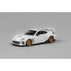 CM Model 64-BRZ-09 1/64 Subaru BRZ Varis Widebody White