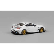CM Model 64-BRZ-09 1/64 Subaru BRZ Varis Widebody White