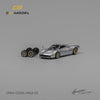 CM Model 1/64 Pagani Codalunga Metallic Silver