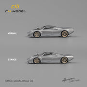 CM Model 1/64 Pagani Codalunga Metallic Silver