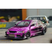 CM Model 64-EVOIX-MDX2024 1/64 Mitsubishi Lancer Evo IX Purple Plating