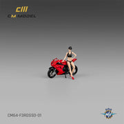 CM Model 1/64 MV Agusta F3 Rosso Red with Showgirl 2022