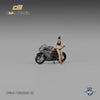 CM Model 1/64 MV Agusta F3 Rosso Metallic Grey with Showgirl