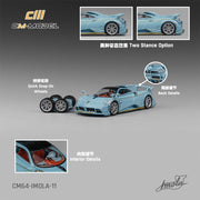 CM Model 1/64 Pagani Imola Azzurro Sardegna