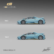 CM Model 1/64 Pagani Imola Azzurro Sardegna