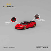 CM Model 64-LB488-02 1/64 LBWK LB488 Red
