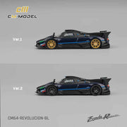 CM Model Revolucion-BL 1/64 Pagani Zonda Revlucion Metallic Blue