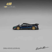 CM Model Revolucion-BL 1/64 Pagani Zonda Revlucion Metallic Blue