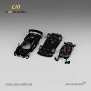 CM Model 64-SennaGTR-01 1/64 Mclaren SennaGTR Black