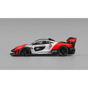 CM Model 64-SennaGTR-03 1/64 McLaren Senna GTR White & Red