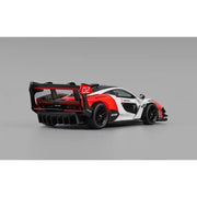 CM Model 64-SennaGTR-03 1/64 McLaren Senna GTR White & Red