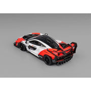 CM Model 64-SennaGTR-03 1/64 McLaren Senna GTR White & Red