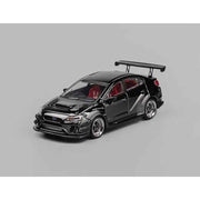 CM Model 64-STI-06 1/64 Subaru Varis WRX STI Wide Body 1.0 Chome Black