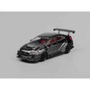 CM Model 64-STI-06 1/64 Subaru Varis WRX STI Wide Body 1.0 Chome Black