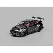 CM Model 64-STI-06 1/64 Subaru Varis WRX STI Wide Body 1.0 Chome Black