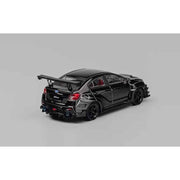CM Model 64-STI-06 1/64 Subaru Varis WRX STI Wide Body 1.0 Chome Black