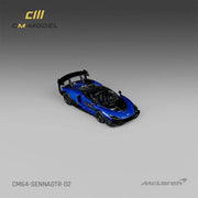 CM Model 1/64 McLaren Senna GTR Metallic Blue