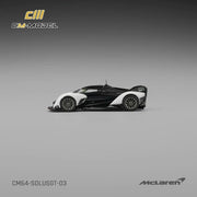 CM Model 1/64 McLaren Solus GT Black / White