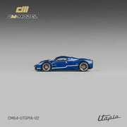 CM Model 1/64 Pagani Utopia Metallic Blue