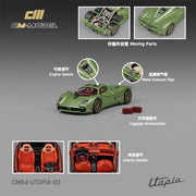 CM Model 1/64 Pagani Utopia Metallic Green