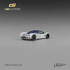CM Model CM64-Utopia-08 1/64 Pagani Utopia Bianco Benny with Blu Francia Carbon & Rosso Monza Stripe