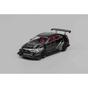 CM Model 64-WRX-06 1/64 Subaru Varis Wide Body 2.0 Chome Black