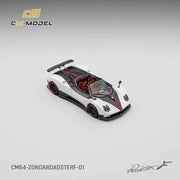 CM Model CM64-ZONDA-ROADSTER-F-01 1/64 Pagani Zonda F Roadster Pearl White