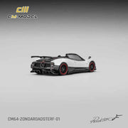 CM Model CM64-ZONDA-ROADSTER-F-01 1/64 Pagani Zonda F Roadster Pearl White