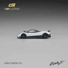 CM Model CM64-ZONDAF-02 1/64 Pagani ZondaF Pearl White Blue line
