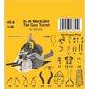 CMK 1/48 B-26 Marauder Tail Gun Turret for ICM Kits