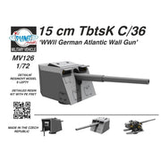CMK MV126 1/72 15cm TbtsK C/36 WWII German Atlantic Wall Gun