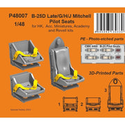CMK P48007 1/48 B-25D Late/G/H/J Mitchell Pilot Seats