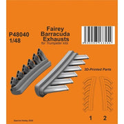 CMK P48040 1/48 Fairey Barracuda MK.II Exhausts Set