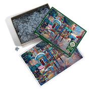 Cobble Hill Rainy Day Stroll 1000pc Jigsaw Puzzle