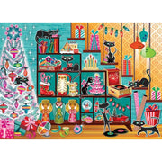 Cobble Hill 40272 Christmas Cats 1000pc Jigsaw Puzzle