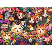 Cobble Hill Blooming Whiskers 1000pc Jigsaw Puzzle