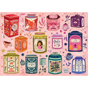 Cobble Hill Tea Tin Treasures 1000pc Jigsaw Puzzle